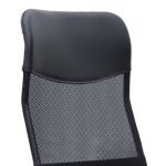 Καρέκλα γραφείου Marco Megapap με ύφασμα Mesh χρώμα μαύρο 62x59x110/120εκ. - Image 7