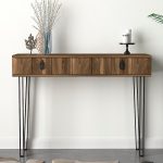 Κονσόλα Helsinki Megapap χρώμα καρυδί 120x35,5x90εκ. - Image 3