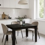 Τραπέζι Darlen Megapap χρώμα sencron black 125x72x74εκ. - Image 4