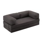 Καναπές - κρεβάτι Comfort Megapap τριθέσιος υφασμάτινος χρώμα ανθρακί 190x95x75εκ. - Image 6