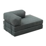 Καναπές - κρεβάτι Comfort Megapap διθέσιος υφασμάτινος χρώμα μέντα 140x95x75εκ. - Image 3