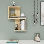 Ραφιέρα τοίχου Octa Megapap χρώμα sapphire oak 45x16,4x60εκ. - Image 2