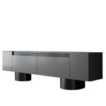 Έπιπλο τηλεόρασης Haven Megapap χρώμα ανθρακί 180x30x50εκ. - Image 7
