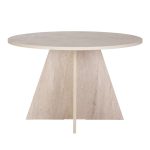 Τραπέζι Virela Megapap χρώμα travertine Ø120x75εκ. - Image 6