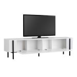 Έπιπλο τηλεόρασης Nexus Megapap χρώμα λευκό 180x30x45,5εκ. - Image 7
