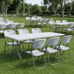Καρέκλα catering - συνεδρίου Capri Megapap πτυσσόμενη χρώμα λευκό του πάγου 45x50x88εκ. - Image 2