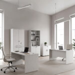 Γραφείο επαγγελματικό Venturo Megapap χρώμα λευκό 150x80x75εκ. - Image 3
