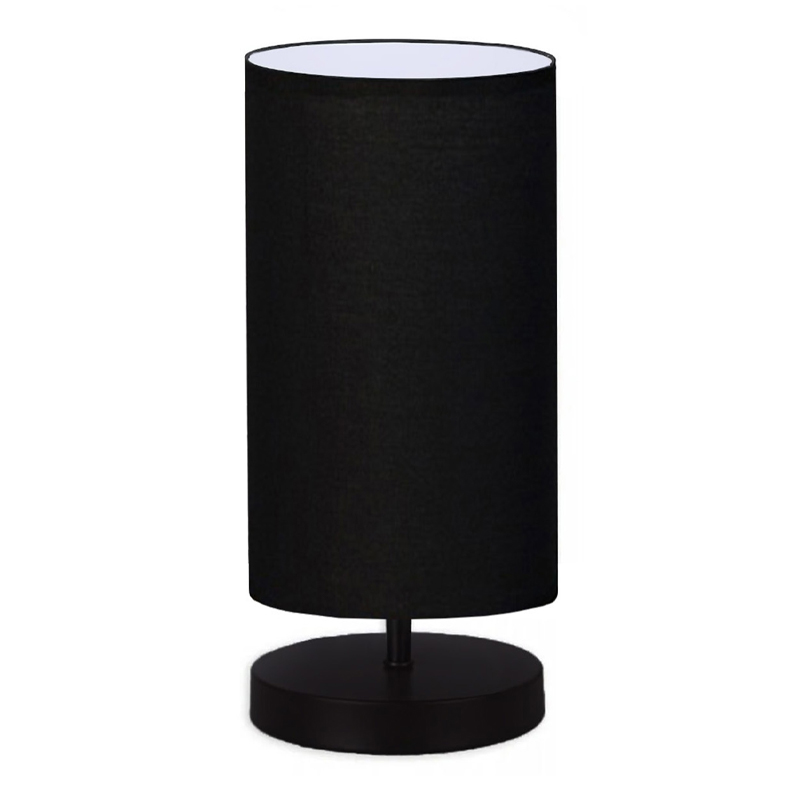 GP029-00182-0 Φωτιστικό επιτραπέζιο Winkler Megapap ύφασμα/ξύλο/μέταλλο χρώμα μαύρο 15x24x30εκ. - Image 1