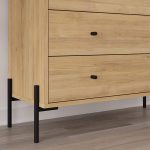 Συρταριέρα Malta Megapap χρώμα sapphire oak 94x40x80,1εκ. - Image 4