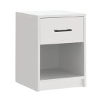 Κομοδίνο Scoty Megapap χρώμα λευκό 40,2x35,3x55εκ. - Image 3