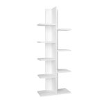 Βιβλιοθήκη Tree Megapap χρώμα λευκό 45x21,4x121,8εκ. - Image 5