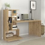 Γραφείο εργασίας Domingo Megapap χρώμα sapphire oak 149,5x60x120εκ. - Image 2