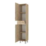 Ντουλάπι κουζίνας - μπάνιου Selina Megapap χρώμα sapphire oak 35x31x179εκ. - Image 9