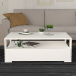 Τραπεζάκι σαλονιού Balina Megapap χρώμα λευκό 110x60x40εκ. - Image 3