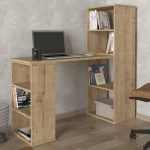 Γραφείο εργασίας πολυμορφικό Last Megapap χρώμα sapphire oak 119x44,7x123εκ. - Image 2