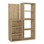 Γραφείο εργασίας πολυμορφικό Last Megapap χρώμα sapphire oak 119x44,7x123εκ. - Image 7