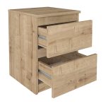 Κομοδίνο Breve Megapap χρώμα sapphire oak 39,8x41,8x55εκ. - Image 6