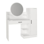 Τουαλέτα με καθρέπτη Andera Megapap χρώμα λευκό 123,9x35x144,4εκ. - Image 7