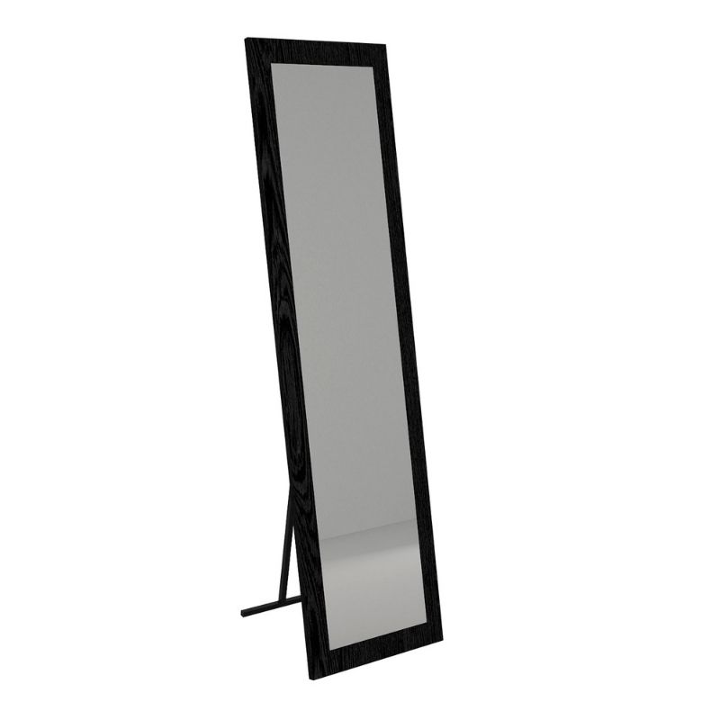 GP042-03992-0 Καθρέπτης δαπέδου - τοίχου Lalu Μegapap χρώμα sencron black 40x150εκ. - Image 1