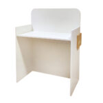Γραφείο υποδοχής - reception Telmos Megapap με LED χρώμα λευκό - sapphire oak 90x43,6x119,2εκ. - Image 8